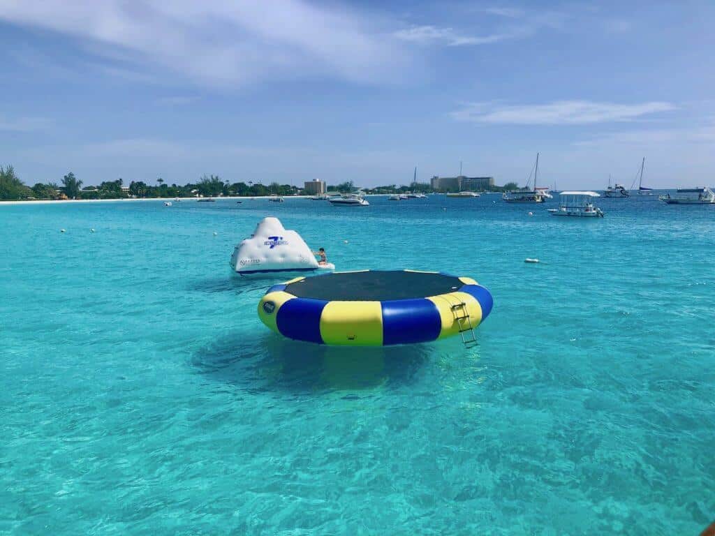 water toys at boatyard beach barbados