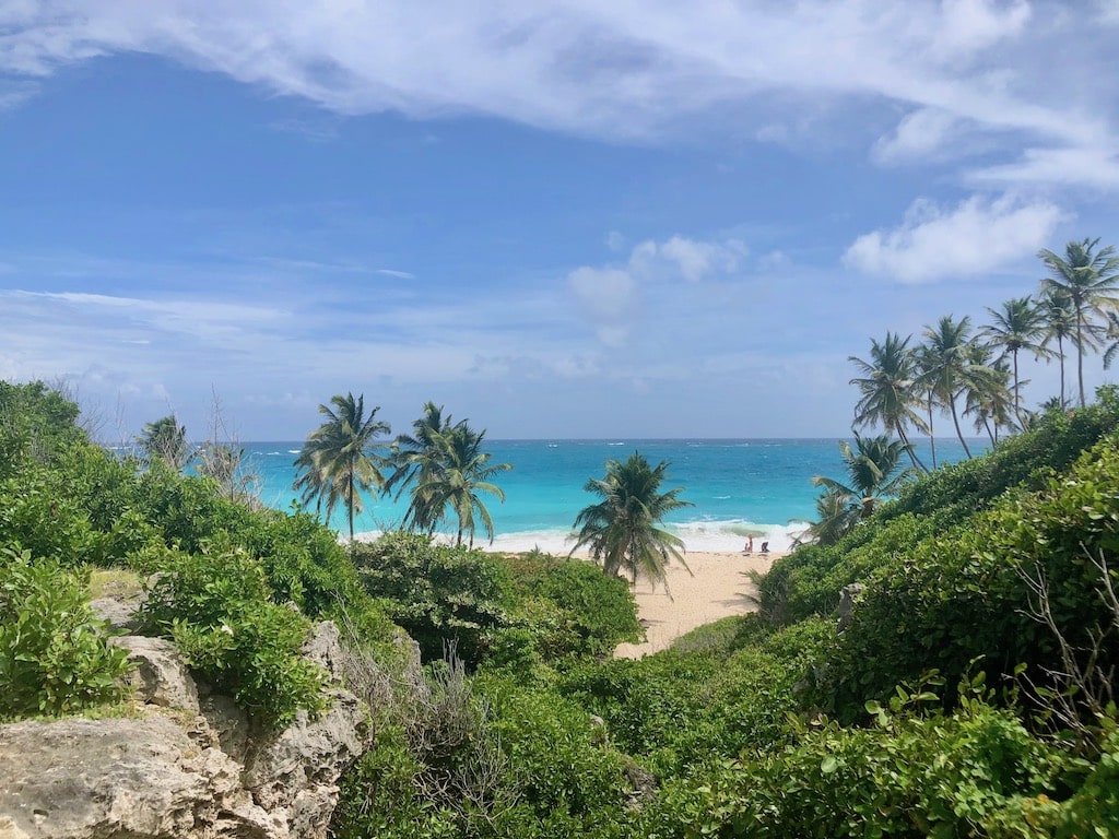 Bottom Bay Beach in St. Philip on the south coast of Barbados