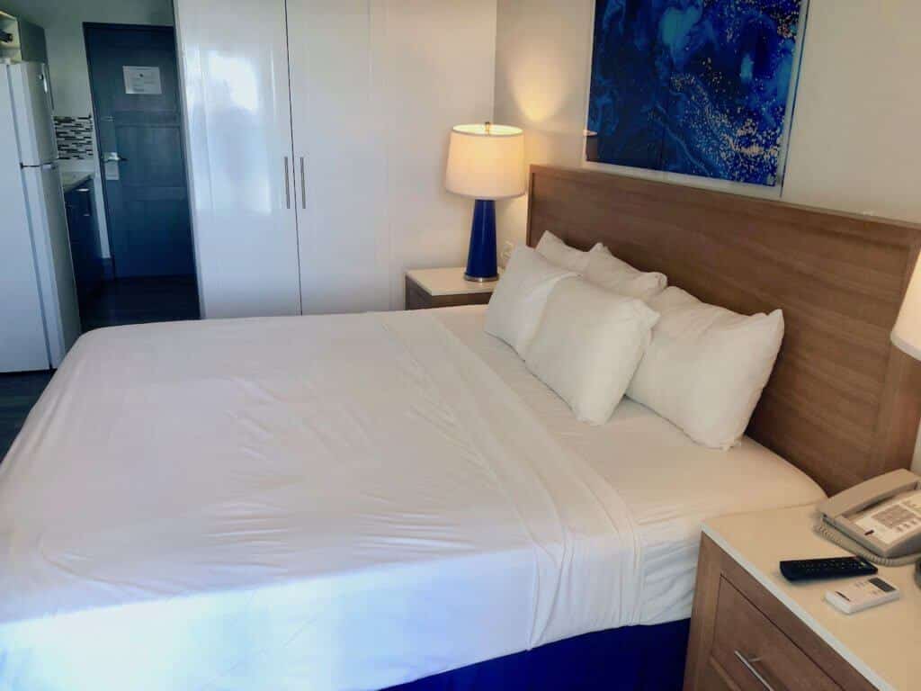 The inside of the rooms at the South Gap Hotel on the South Coast of Barbados