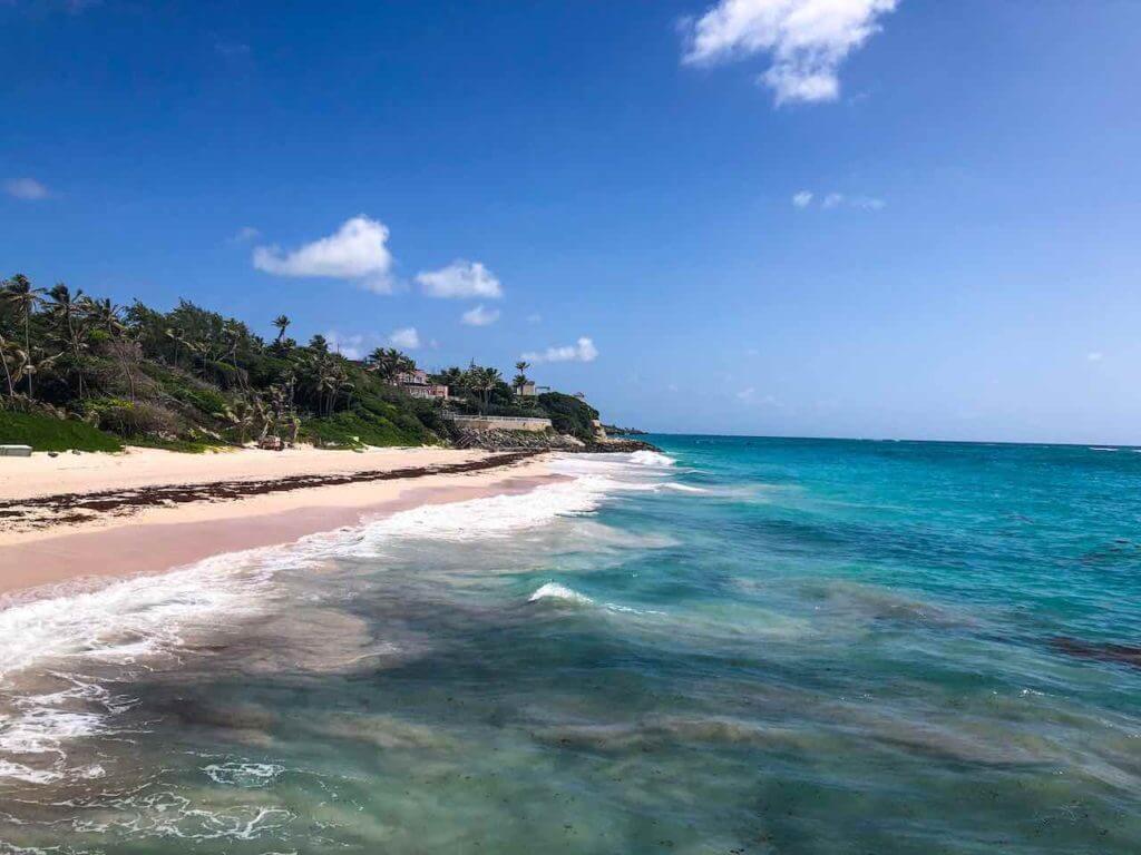 pink sand crane beach Barbados