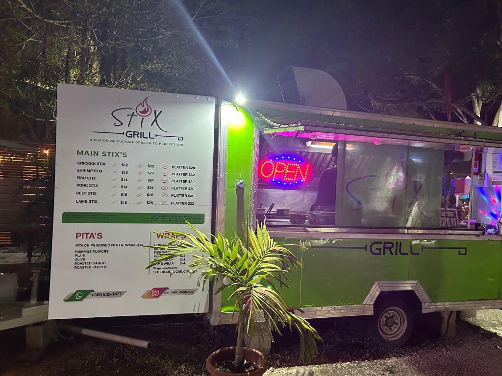 Stix Grill food truck at Worthing Square