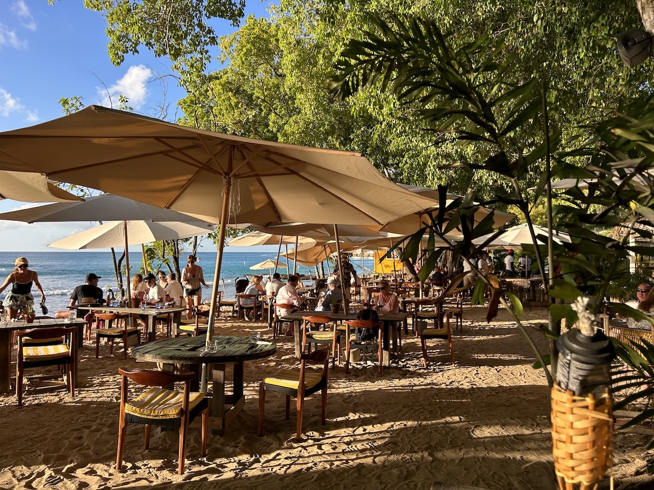 La Cabane Beach Restaurant in Barbados