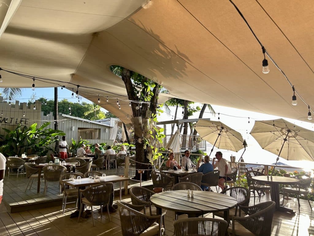 Dining at Sea Shed barbados in Holetown