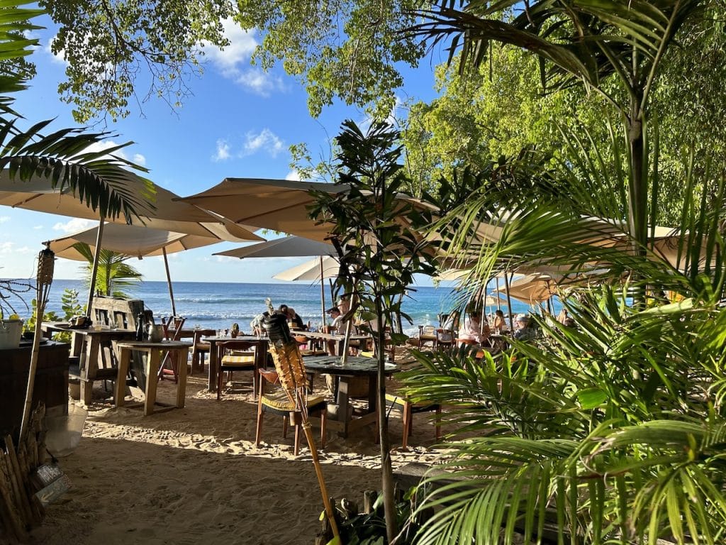La Cabane Beach Restaurant in Barbados
